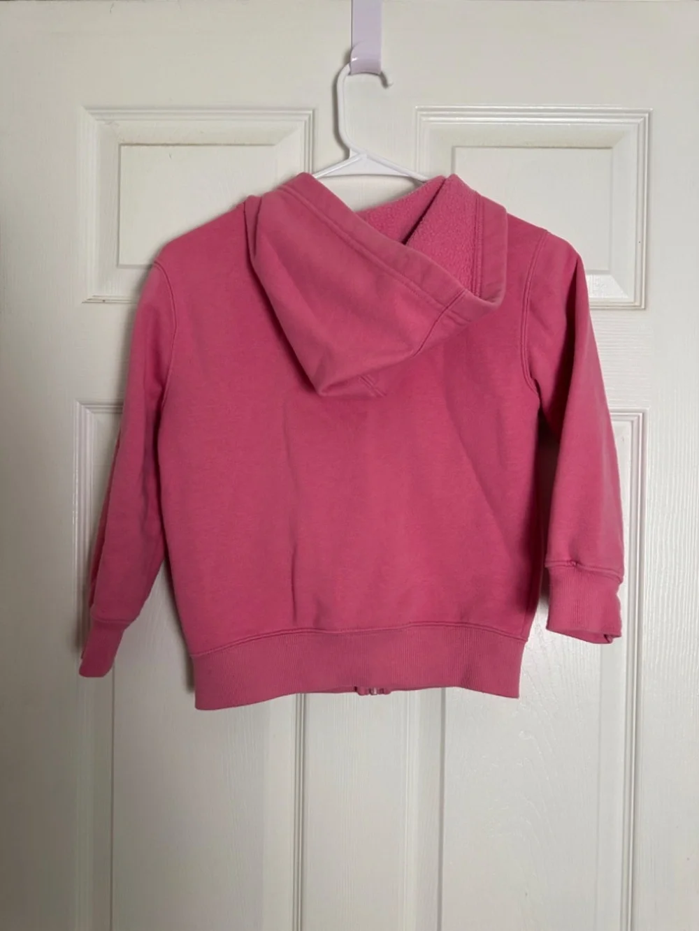 GAP Zip Up Pink Sweatshirt Girls Size S 6/7 Preppy Winter Fall Cold